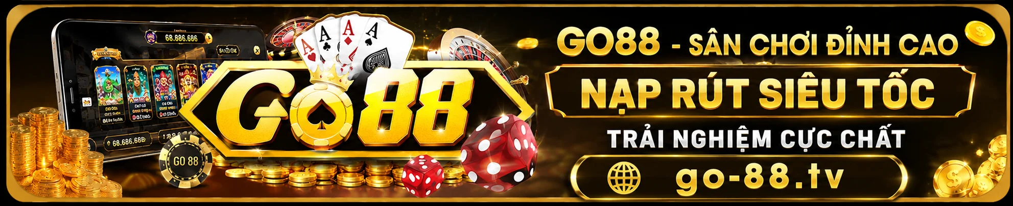Go88 - Sân chơi đỉnh cao, nạp rút siêu tốc